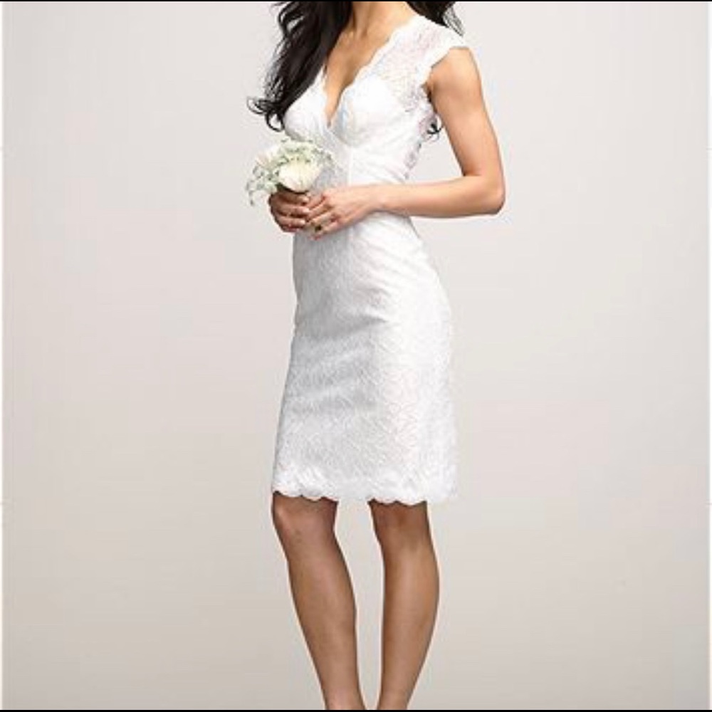 Watters & Watters Ivory & Lace Bridesmaid’s Dress
